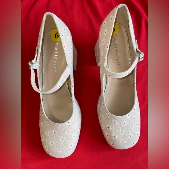 Sold NWT MAIDDEN GIRL CRAZY DAYSI STYLE MARY JANE PLATFORM FLORAL PRINT SIZE 9 - Picture 13 of 14